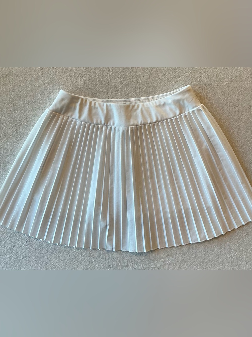 Tenniscore Pleated White Tennis Mini Skirt
